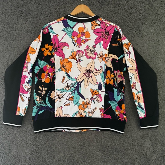 Ruby Rd Floral Zip up Cotton Jacket, Size L, Good Condition - Picture 3 of 6